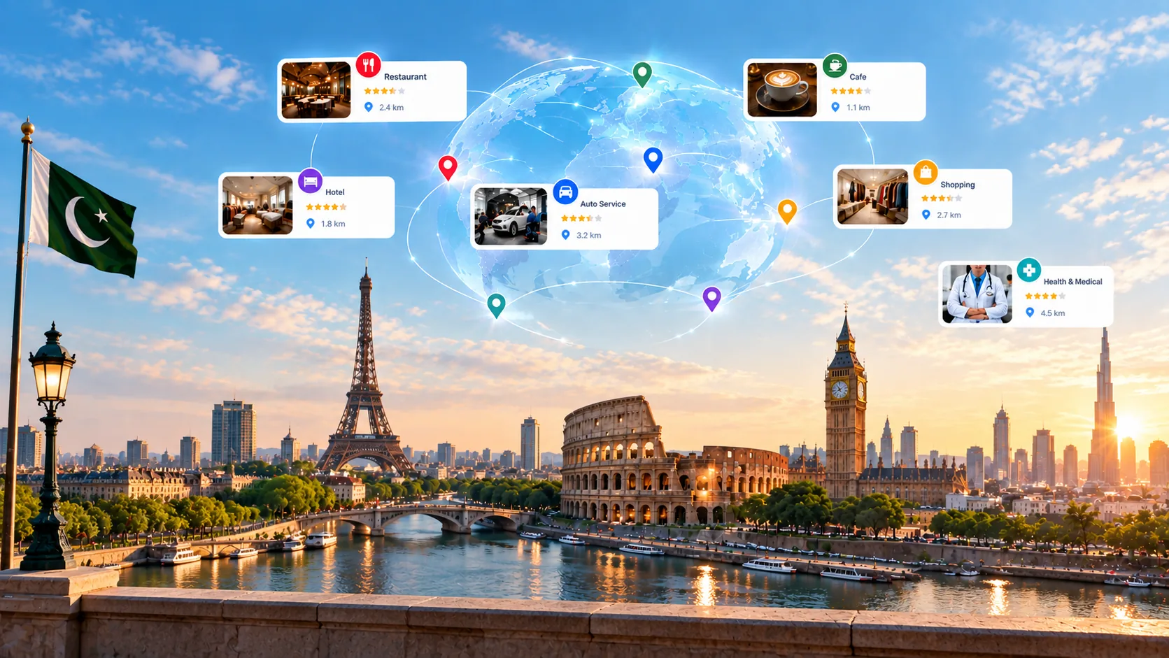 Pakistan's #1 business directory - find local services, shops, and professionals